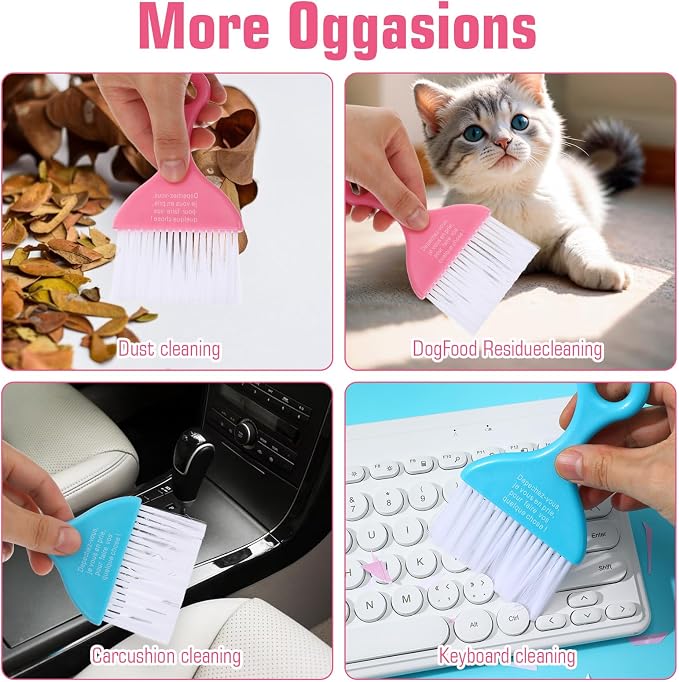 3 Pcs Mini Broom and Dustpan Set, Compact Cleaning Sweep, Mini Broom and Brush - Image 4