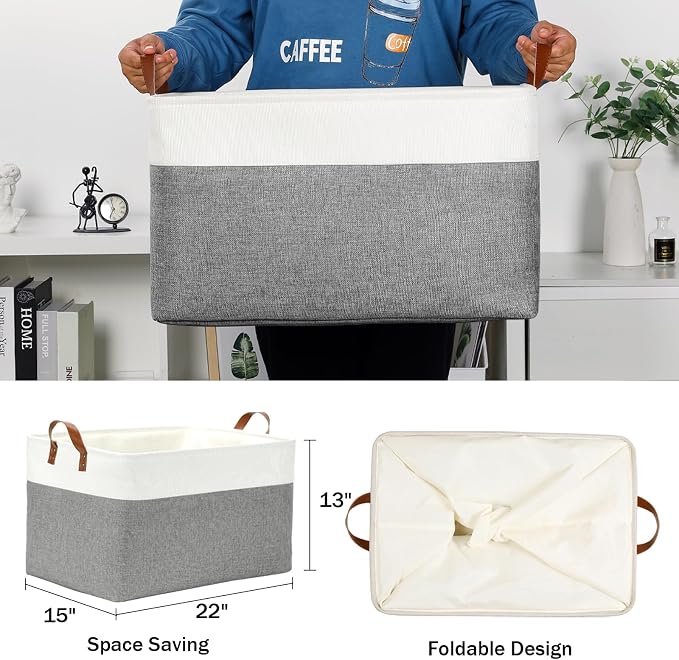 DULLEMELO Extra Large Storage Baskets - Image 2