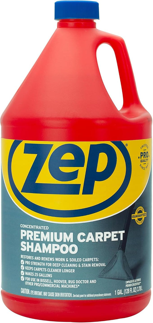 Zep Premium Carpet Shampoo - 1 Gal - ZUPXC128 - Deep Cleaning and Stain Removal - Image 2