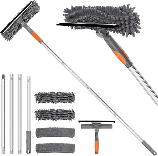 Professional 72'' Window Squeegee Cleaning Washing Tool/Kit by TIMIVO