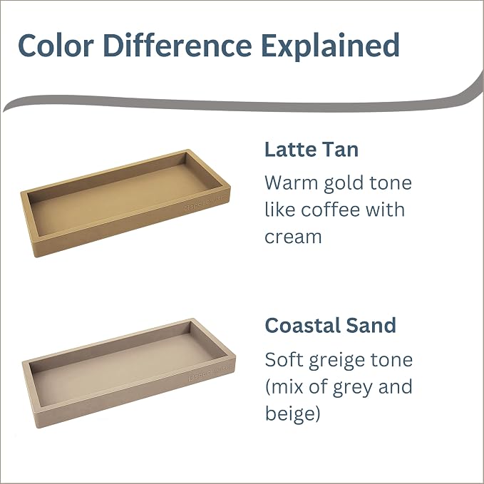 Countertop and Vanity Tray – Small 7.7" Silicone Soap Dispenser Trays, Flexible - Image 5