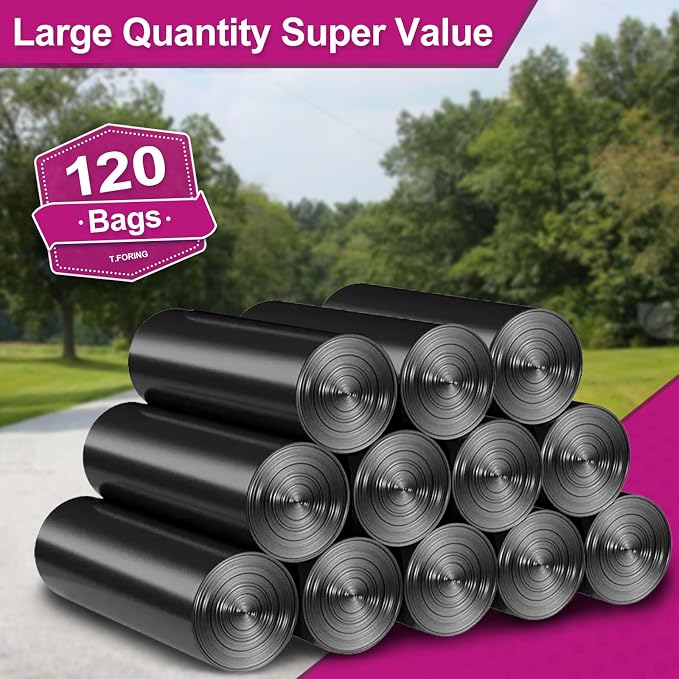 25-30 Gallon Trash Bags Black 120 Count - Image 6