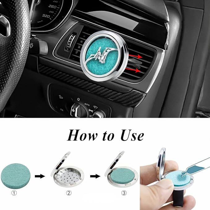 Essential Oil Car Diffuser Vent Clips Christmas Car Accessories - Image 5
