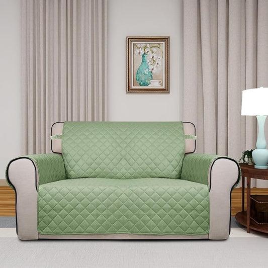 PureFit Reversible Quilted Sofa Cover, Water Resistant Slipcover Furniture - Image 2