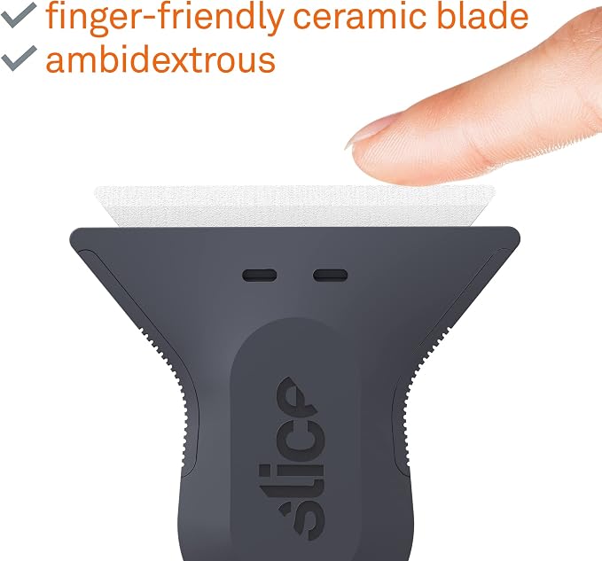 Slice 10590 Small Scraper, Ceramic Blade, Lasts 11x Longer Than Metal, Finger - Image 3