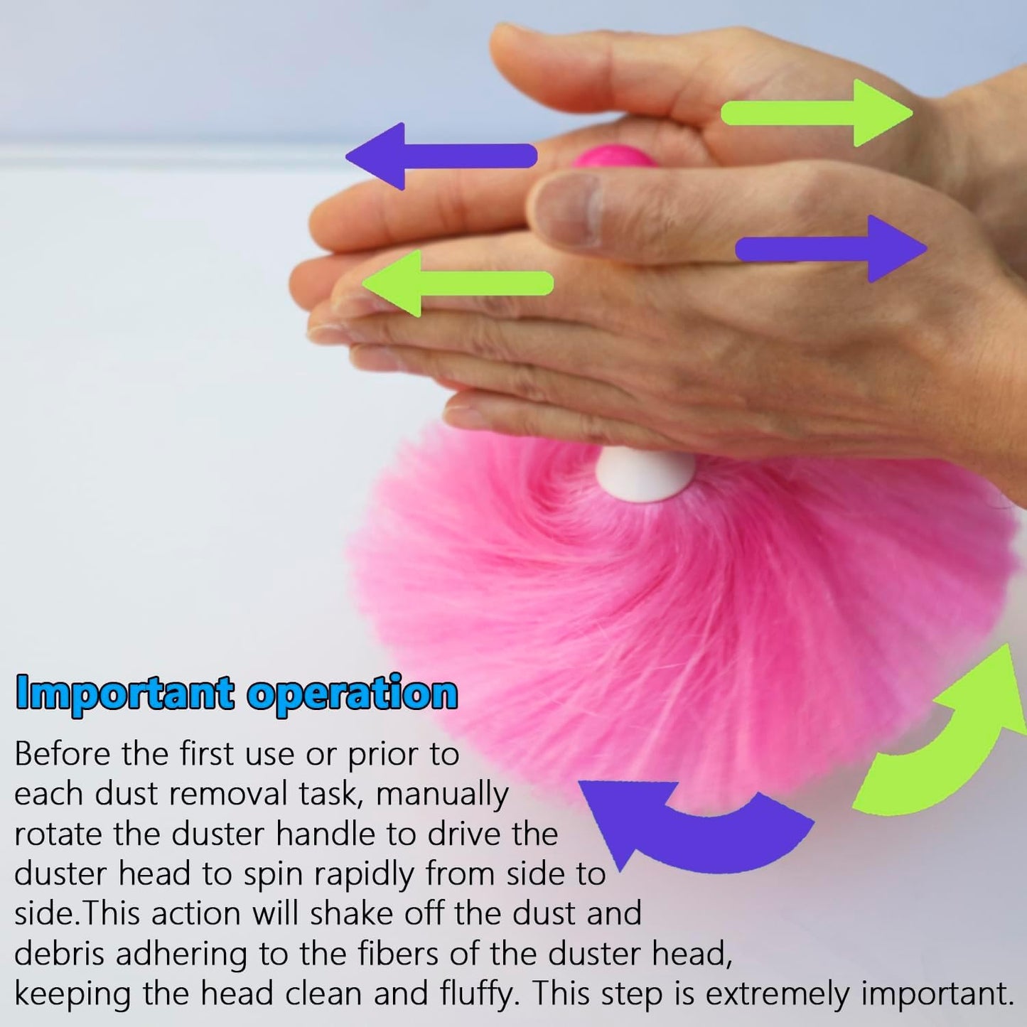 4 PCS Feather Dusters for Cleaning, 8 Inch Microfiber Washable Dusting Brushes for Home Book Screen Sofa Car Furniture Frames