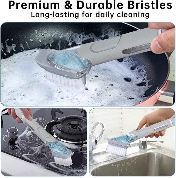 4 Pack Dish Brush Refills Compatible - Image 6