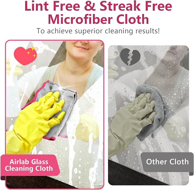 Glass Polishing Cloth Streak Free Miracle Microfiber Cleaning Cloth Lint Free - Image 8