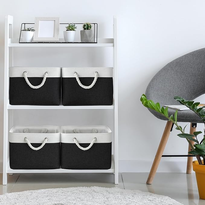 TheWarmHome Storage Bins for Shelves - Image 2