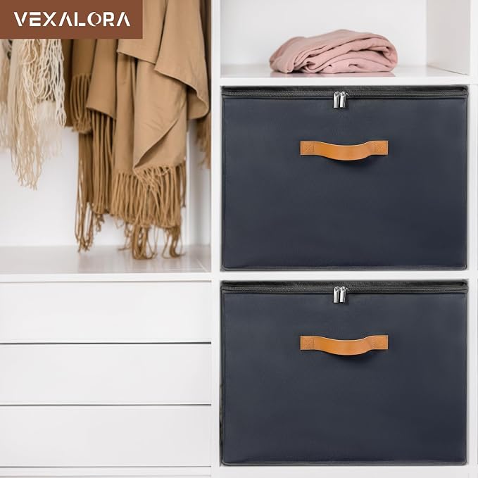 Shoe Organizer Box 2 Pack, Shoe Storage Organizer - Image 2