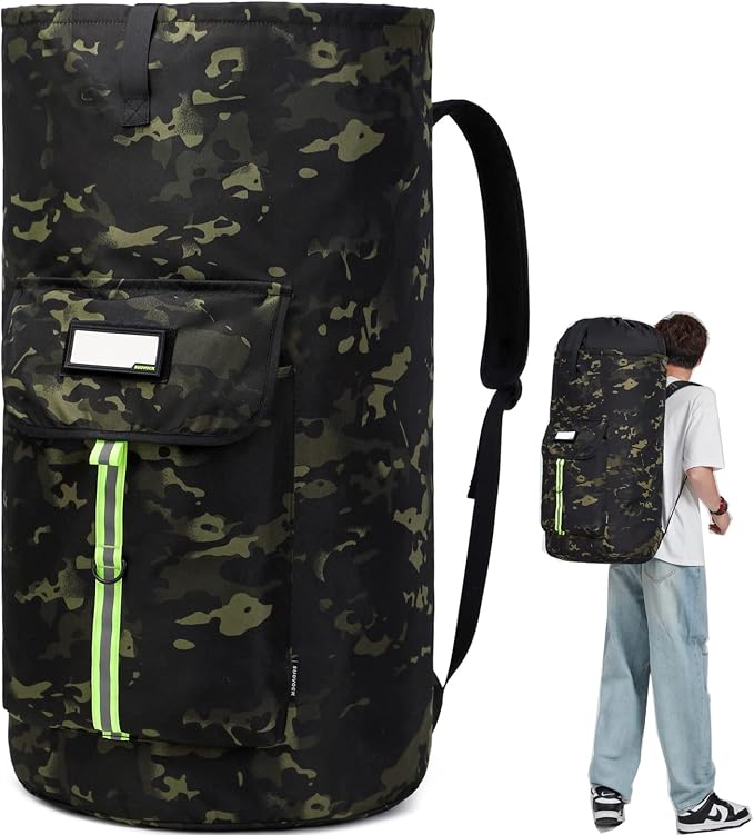 laundry bag backpack, extra-large heavy duty laundry bags, laundry backpack by SUOVOCK