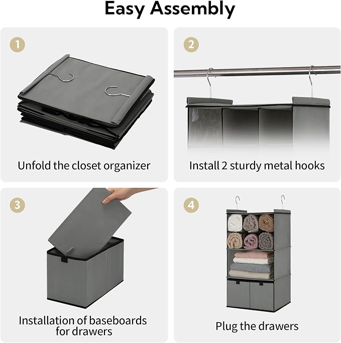 GRANNY SAYS Hanging Closet Organizer - Image 8