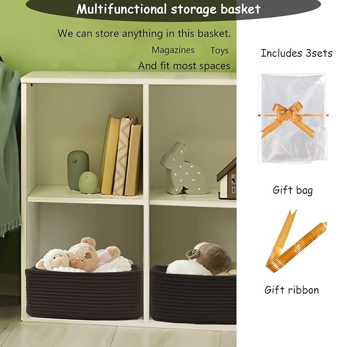 COMFY-HOMI 11.5"x7.5"x4.7" Storage Baskets - Image 3