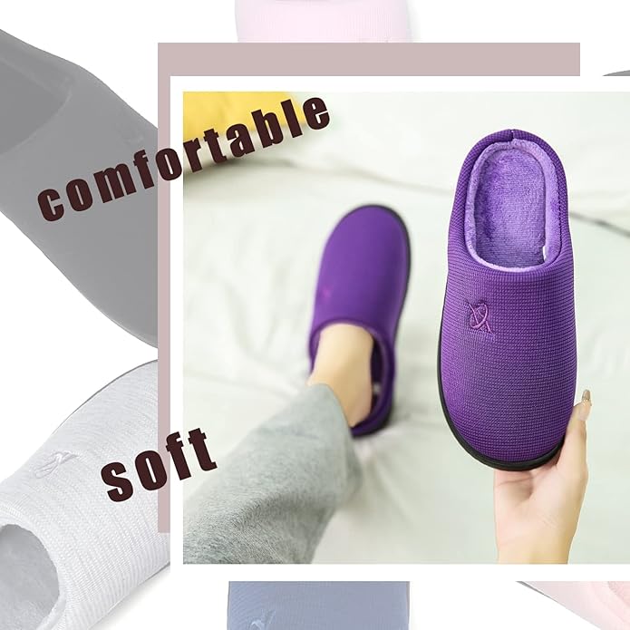 Memory Foam Slippers for Women's and Men's Casual House Shoes - Image 7