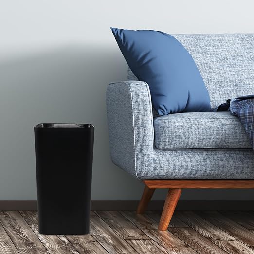 Xyskin 4.5 Gallon Plastic Garbage Bin, Deskside Wastebasket, Waste Can - Image 6