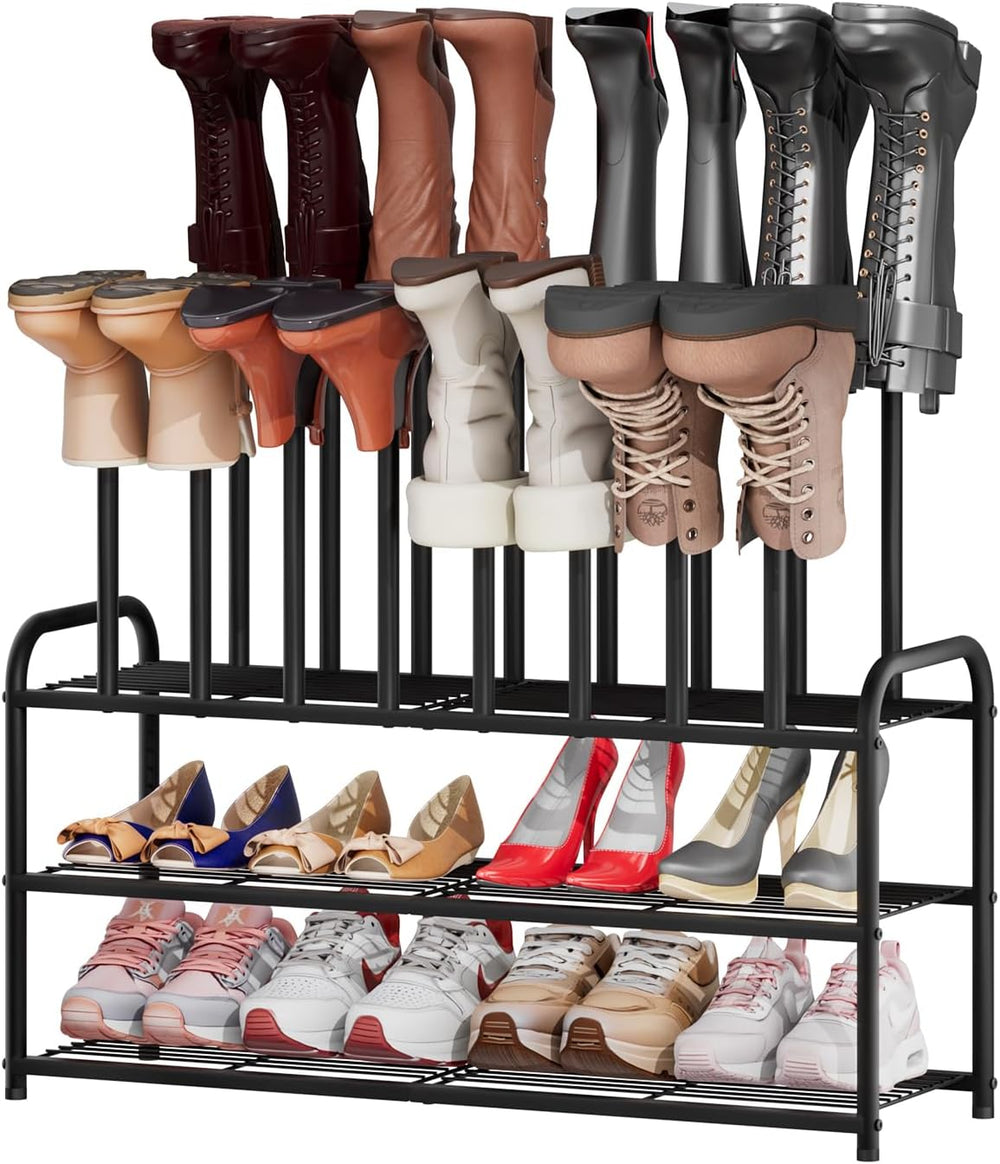 viewcare Tall Boot Rack, Long Boot Rack Organiser, Tall Boots with Shoe Rack ...
