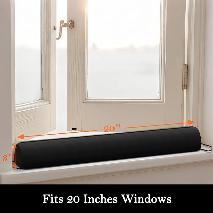 Sunolga 20" Door Draft Stopper Blocks Hot and Cold Air - Image 2