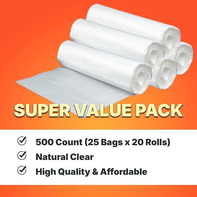 20-30 Gallon Trash Bags, 10 Micron High Density Garbage Can Liners Bulk - Image 6