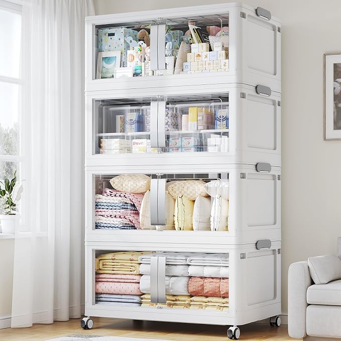 BROVIEW 640QT Stackable Storage Bins by BROVIEW-EnjoytheArtofLife