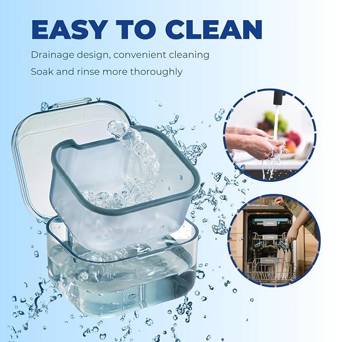 Retainer Case Denture Bath Case, Retainer Cleaner Case - Image 6