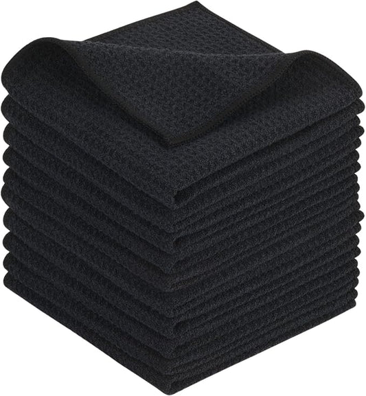 KinHwa Microfiber Dish Cloths Thick Waffle Weave Kitchen Dish Rags Ultra by KinHwa