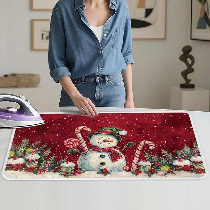 Ironing Mat Christmas Portable Iron Pad Magnetic Cover and Padding - Image 4