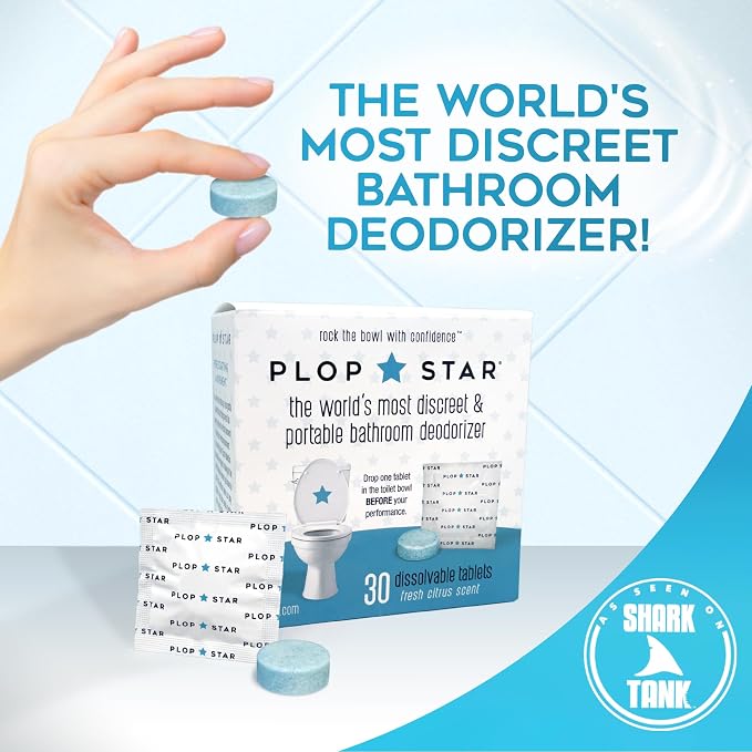 Odor Eliminating Toilet Tablets, Bathroom Deodorizer - Image 2