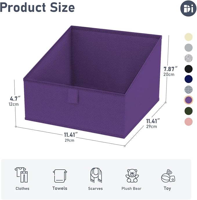 DIMJ Closet Storage Bins 8 Pack - Image 2