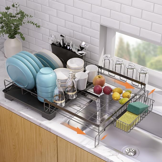 Dish Drying Rack, Extendable Dish Rack, Drying Rack by Unknown