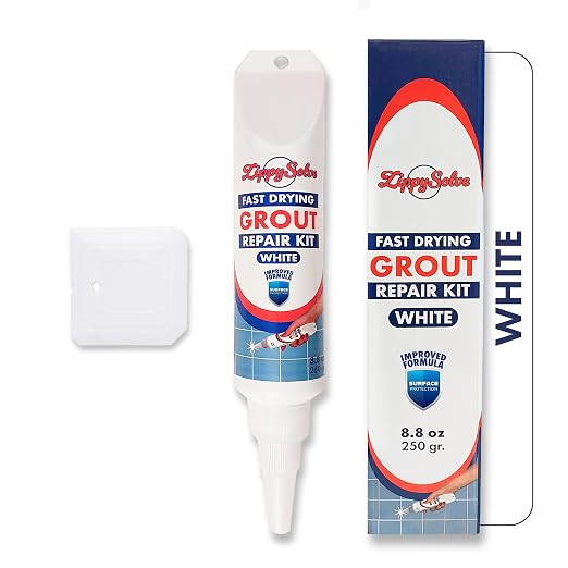 Tile Grout, Repair Kit, Restore & Renew Tile Joints Line, Fast Drying Grout by ZippySolveTileGrout