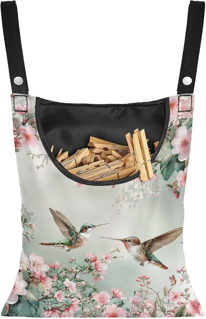 Hummingbird Clothespin Bags by CREAMIC