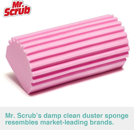 4 Pack Damp Dusting Sponge Duster, Reusable Household Cleaning Sponge Tool - Image 2