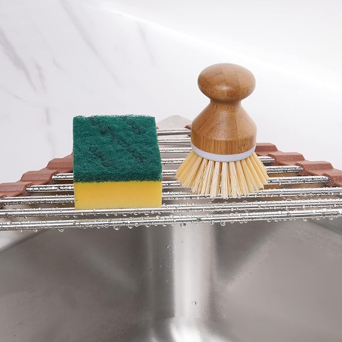 Tomorotec Triangle Roll-Up Dish Drying Rack - Image 3