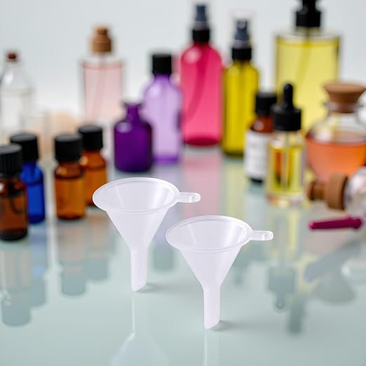 2 Pcs Mini Clear Plastic Funnel - Image 3