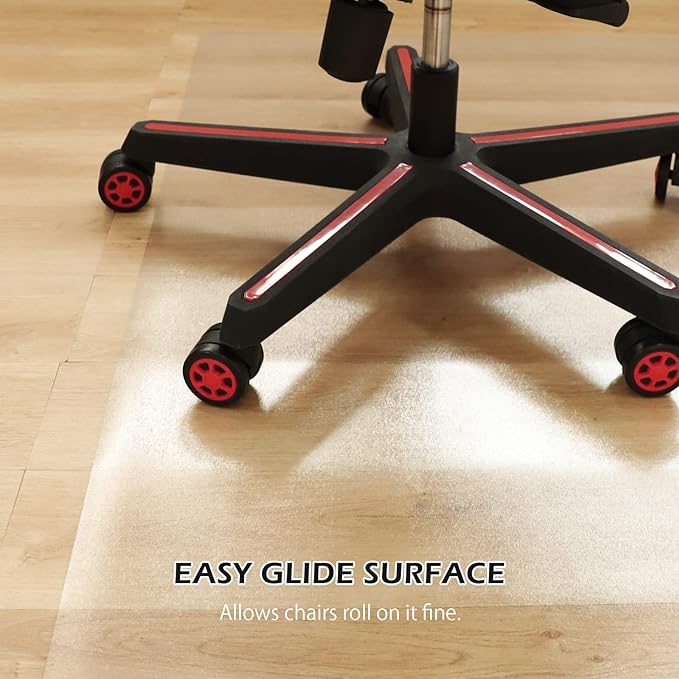 SALLOUS Office Chair Mat for Hard Floors, Slip Resistant Floor Protector Desk - Image 3