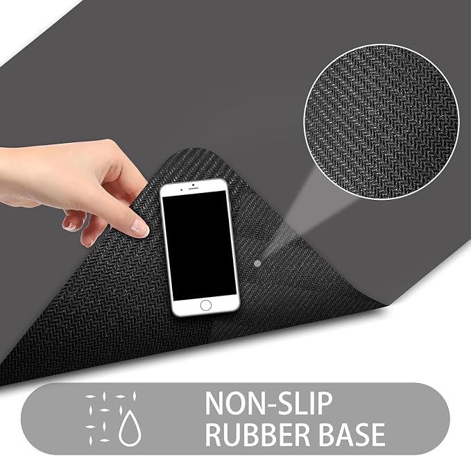 Ultra Thin Door Mat Indoor Entrance, 1/10 in Thin Door Mats - Image 4