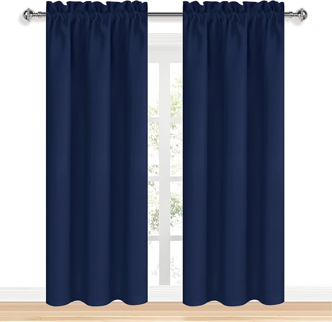 DWCN Navy Blue Blackout Curtains - Image 8