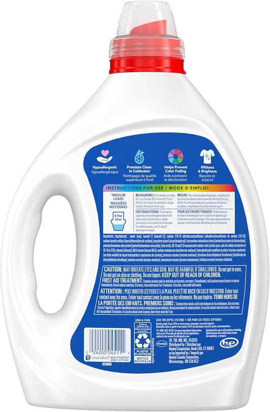 Persil Free & Sensitive Liquid Laundry Detergent, Unscented and Hypoallergenic - Image 2