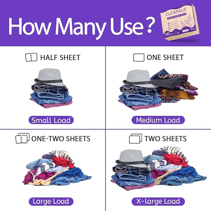 CLEARALIF Laundry Detergent Sheets, Apartments, Laundry Detergent Strips Eco - Image 3