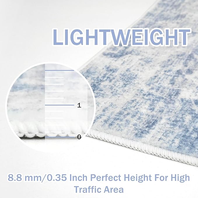 IOHOUZE Abstract Area Rug 3x5 Ft Washable Rugs - Image 5