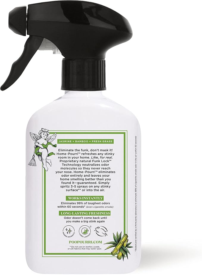 Home-Pourri Air + Fabric Multi-Purpose Odor Freshener Spray, Bamboo Rain - Image 11