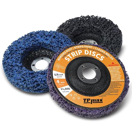 4" x5/8'' Stripping Discs Rust Remover Wheel Remove Paint and Oxidation Poly by TPmax