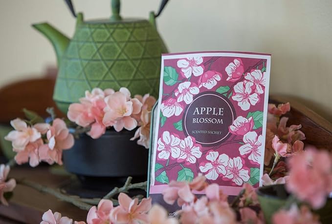Floral Simplicity Apple Blossom Scented Sachets Pack of 3, Fall & Winter - Image 7