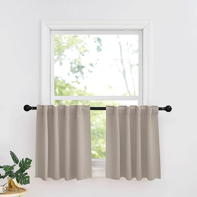 RYB HOME Small Window Curtains by RYBHOME