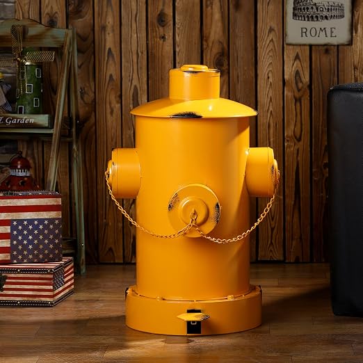 Hoolerry Fire Hydrant Trash Can Retro Creative Garbage Can - Image 5