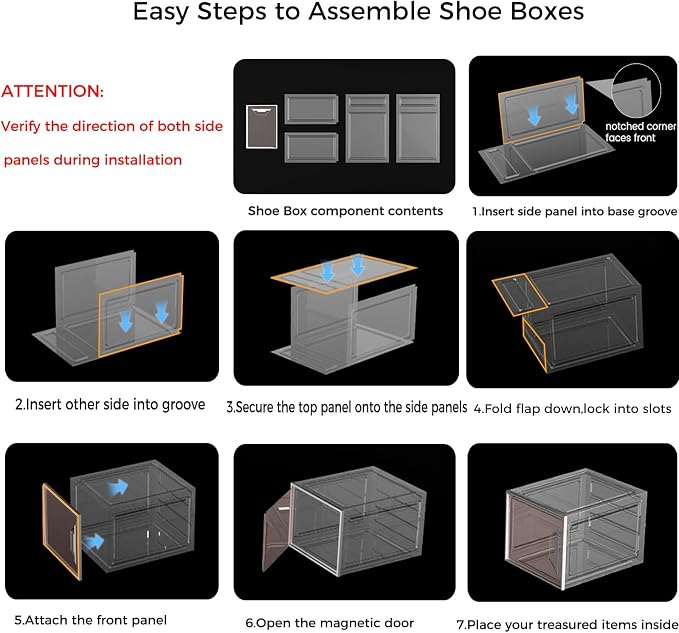 X-Large Stackable Shoe Boxes - Image 6