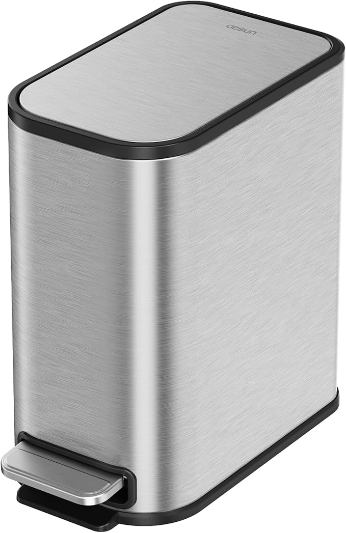 Cesun Small Bathroom Trash Can by Cesun