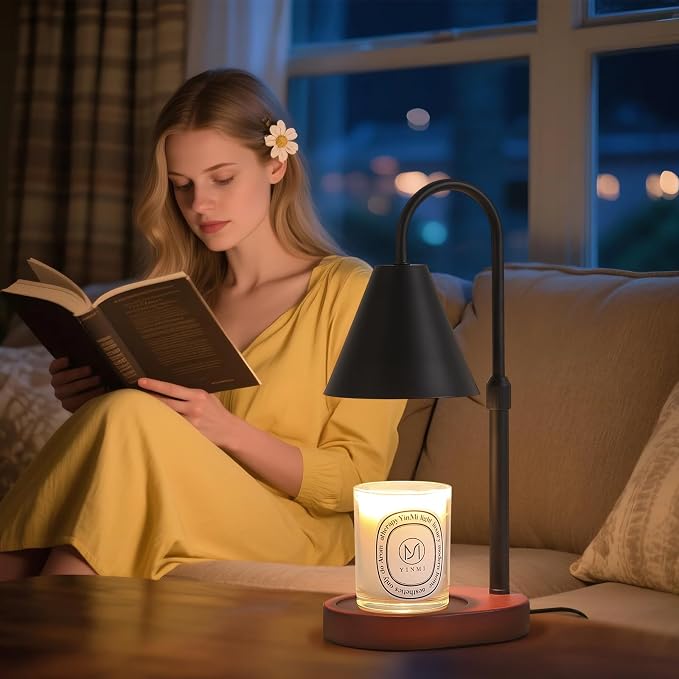 Black Candle Warmer Lamp with Timer and Dimmer, Mother's Day/Birthday/Christmas - Image 8
