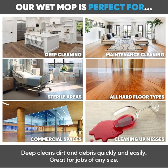 Microfiber Wholesale 18 inch Microfiber Mop Pads - Image 5