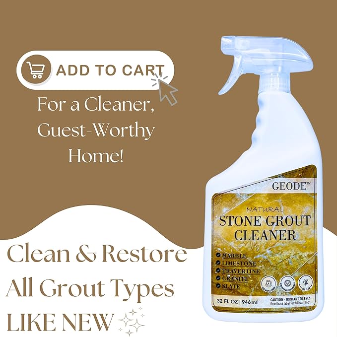 Natural Stone Grout Cleaner, Safe - Image 6